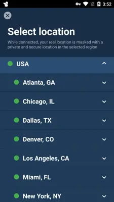 Mullvad VPN android App screenshot 1