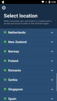 Mullvad VPN android App screenshot 3