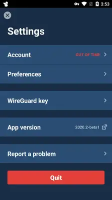 Mullvad VPN android App screenshot 6